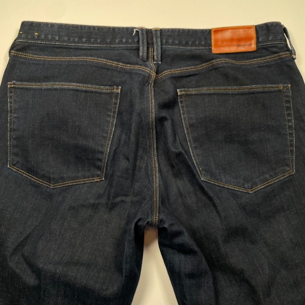 Madewell Rail Straight Jeans Mens‎ 30x34 Dark Wash Indigo Denim Pants - Picture 8 of 9